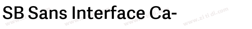 SB Sans Interface Ca字体转换 SB Sans Interface Ca字体转换